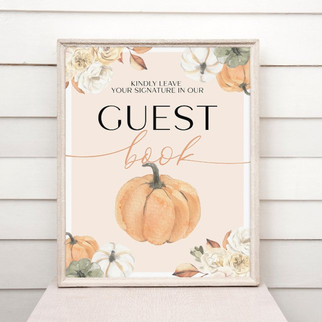 Pumpkin Baby Showbuchsignatur Poster (Von Creator hochgeladen)