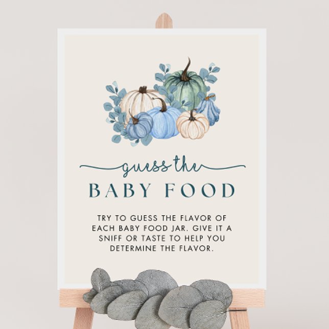 Pumpkin Baby Shower Raten Sie das Baby Food Game S Poster (Von Creator hochgeladen)