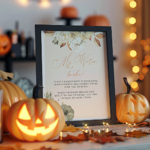 Pumpkin Baby Showingzeichen Poster