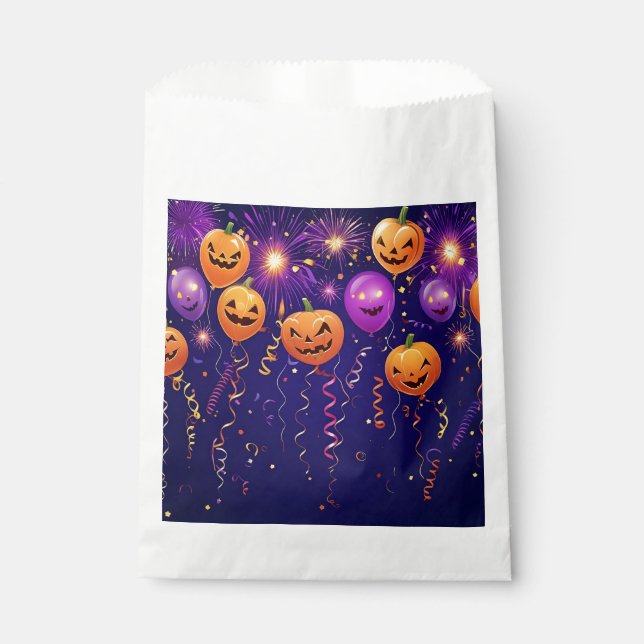 Pumpkin Balloons, Halloween, Autor Natasha Us Geschenktütchen (Vorderseite)