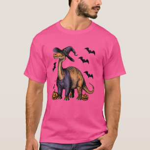 Pumpkin Bat Hexenkostüm Diplodocus Dinosaur Hall T-Shirt
