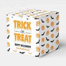 Pumpkin Bat Trick oder Treatlight Cube Geschenkschachtel