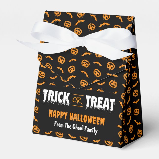 Pumpkin Bat Trick oder Treten dunkler Zelte Geschenkschachtel (Vorderseite)