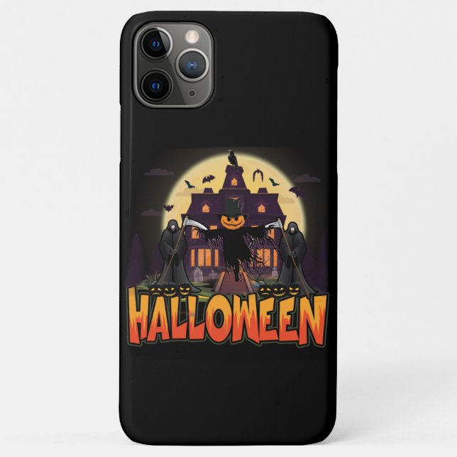 Pumpkin Beängstigend House, Halloween Case-Mate iPhone Hülle (Rückseite)