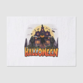 Pumpkin Beängstigend House, Halloween Seidenpapier
