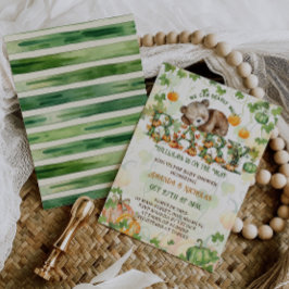 Pumpkin Bearly Wait Baby Dusche Einladung