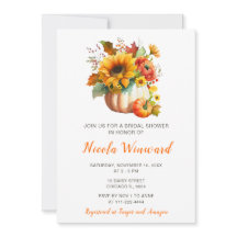 Pumpkin Blume Bouquet Brautparty