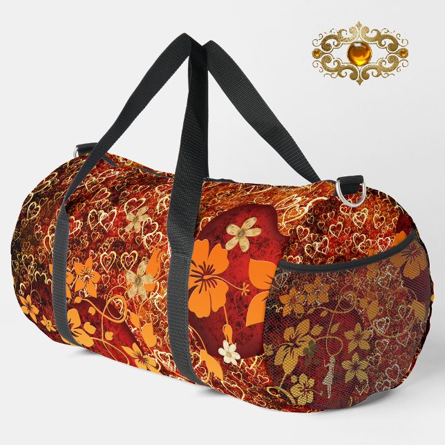Pumpkin-Blume Duffle Bag (Von Creator hochgeladen)