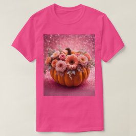 Pumpkin-Blume Rosa Unisex-T - Shirt