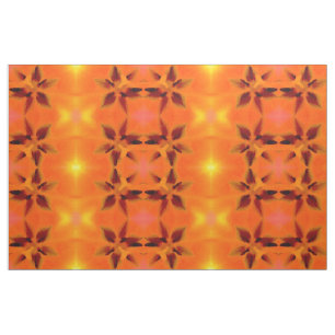Pumpkin-Blume Stoff