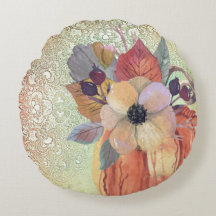 Pumpkin Blume und Spitze fallen elegant