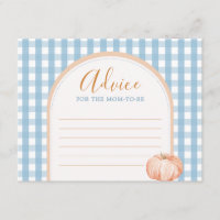 Pumpkin Boho Blue Gingham Ratgeber für Mommy