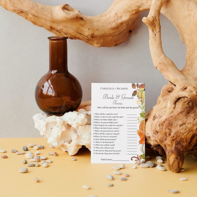 Pumpkin Braut & Bräutigam Brautparty Ankündigung (Von Creator hochgeladen)