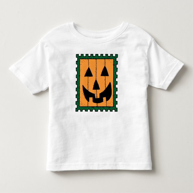 Pumpkin Briefmarke Kleinkind T - Shirts (Vorderseite)