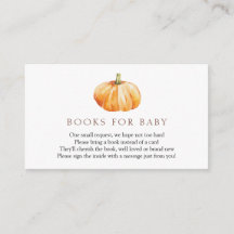 Pumpkin-Bücher für die Beipackkarte