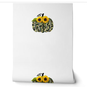 Pumpkin Camouflage and Sunflower Fall Outfit Viele Tapete
