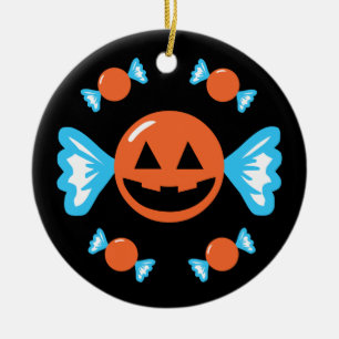 Pumpkin Candy Keramikornament