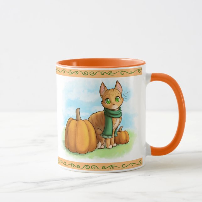 Pumpkin Cat Tasse (Rechts)