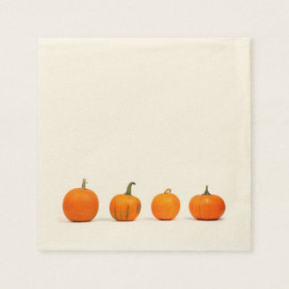 Pumpkin Cocktail Napkin Serviette