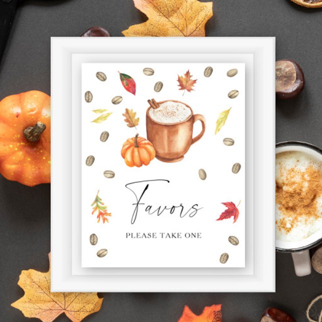 Pumpkin Coffee Brautparty Favoriten Poster (Von Creator hochgeladen)