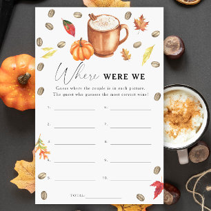 Pumpkin Coffee Brautparty Wo waren wir?