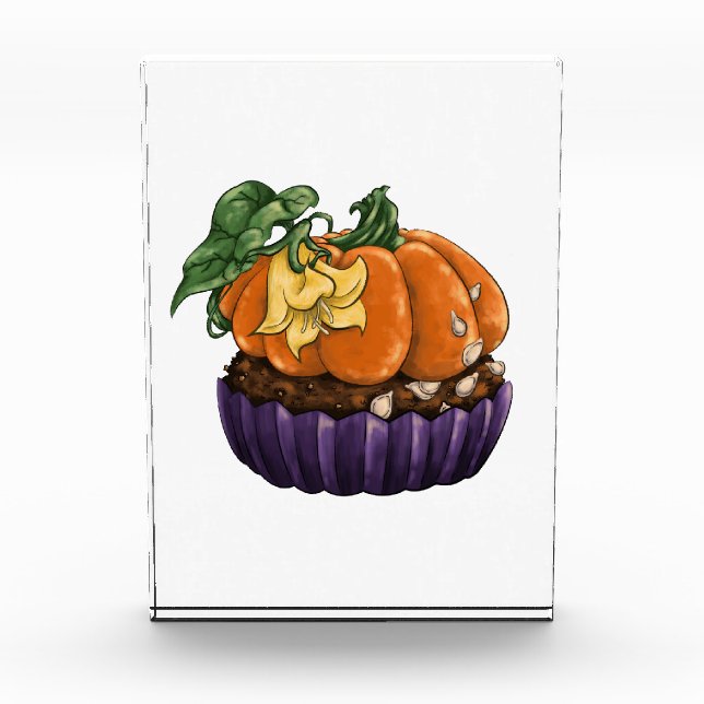 Pumpkin Cupcake Fotoblock (Vorderseite)