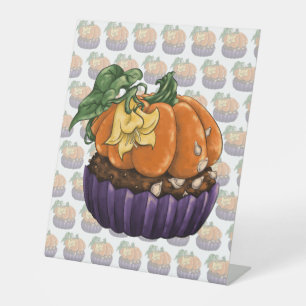 Pumpkin Cupcake Sockelschild