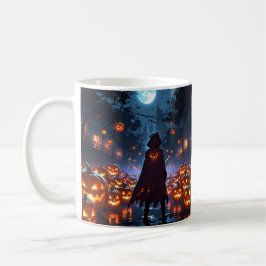 Pumpkin-Dämon-Tasse - Spooky Halloween Anime Kaffeetasse