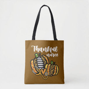 Pumpkin dankbar Nurse Erntedank Scrub Fall RN Tasche