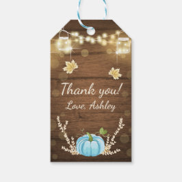 Pumpkin danke Ihnen Tag Rustic Fall Wood Lights Geschenkanhänger