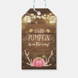 Pumpkin danke Ihnen Tag Rustic Fall Wood Lights Geschenkanhänger