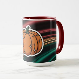 Pumpkin Decal Waves Combo-Tasse Tasse