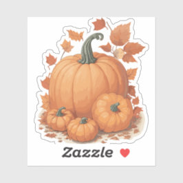 Pumpkin-Design Aufkleber