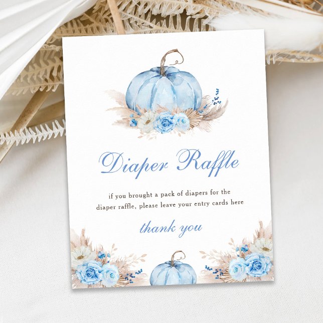 Pumpkin Diaper Raffle Sign Poster (Von Creator hochgeladen)