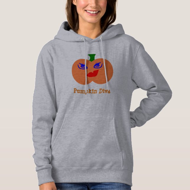 Pumpkin Diva Hoodie (Vorderseite)