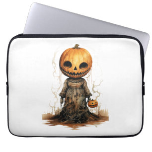 Pumpkin Doll Halloween Sticker Laptopschutzhülle