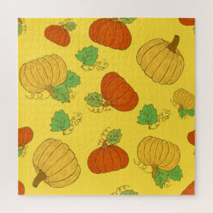 Pumpkin Doodle: Hand gezogen Nahtlos