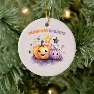 Pumpkin Dreams Keramik Ornament