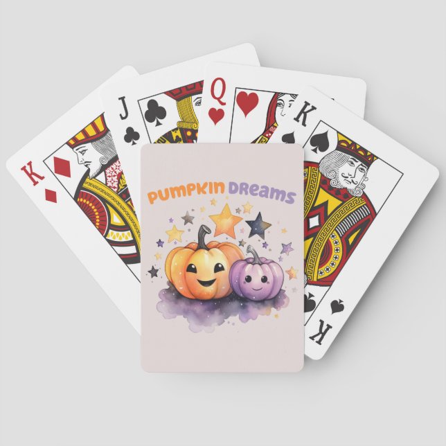 Pumpkin Dreams Spielkarten (Rückseite)