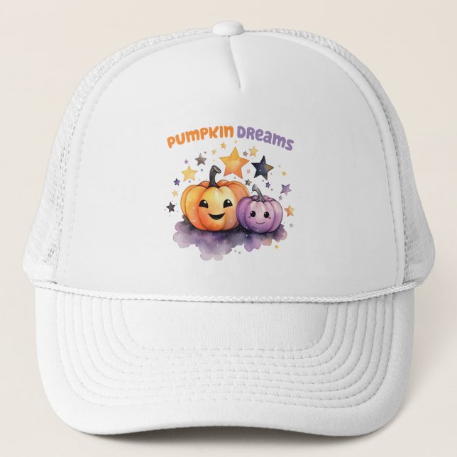 Pumpkin Dreams Truckerkappe (Vorderseite)