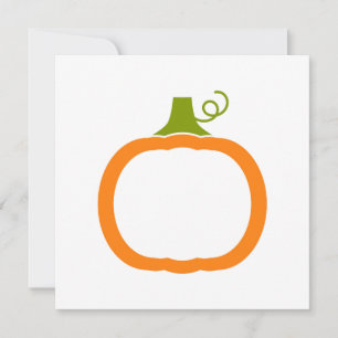 Pumpkin Einladung mit Platz für Ihren Text