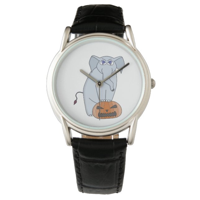 Pumpkin Elephant Armbanduhr (Vorderseite)
