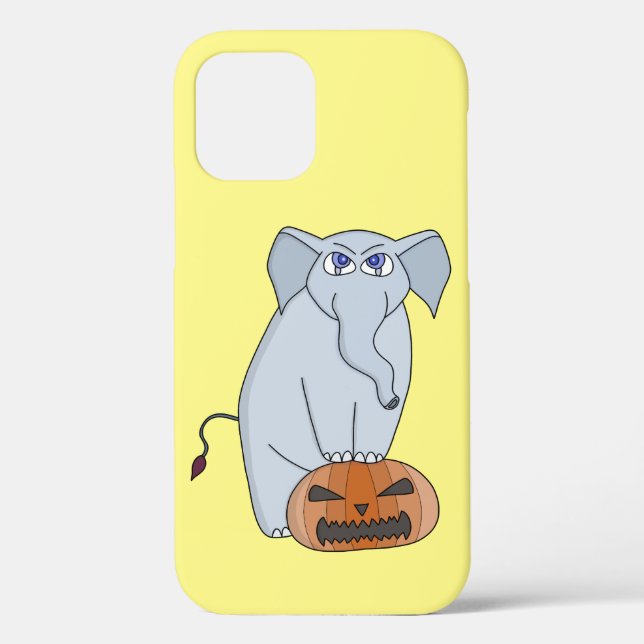 Pumpkin Elephant Case-Mate iPhone Hülle (Rückseite)