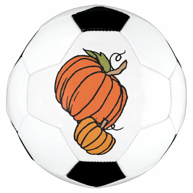 Pumpkin Erntedank Family Soccer Ball (Vorderseite)