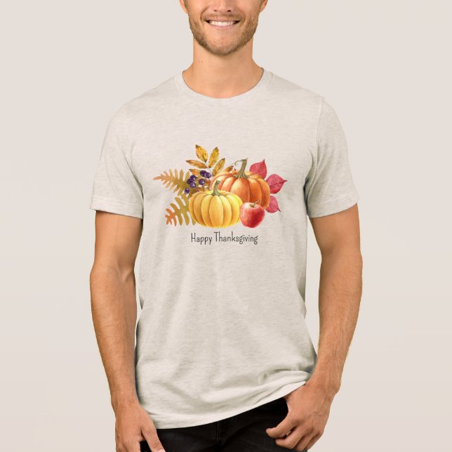 Pumpkin-Erntedank Männer-T - Shirt (Vorderseite)