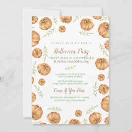 Pumpkin, Ernteeinladung Einladung