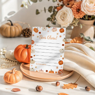 Pumpkin Erste Geburtstagszeit Kapsel Einladung
