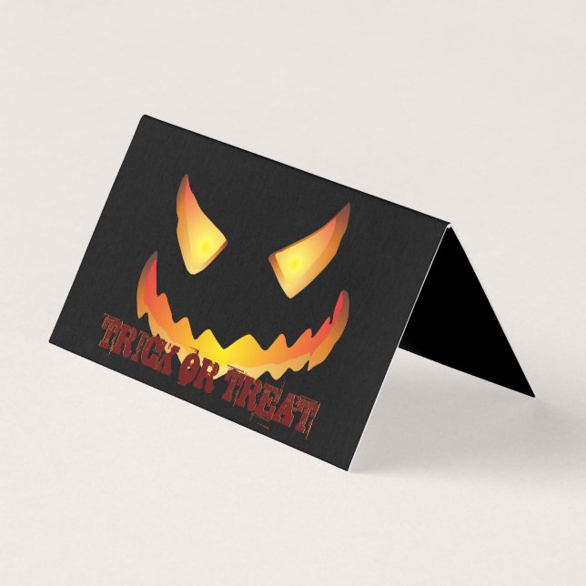 Pumpkin Face 2 für Halloween (Vorderseite)