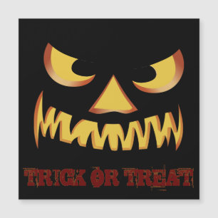 Pumpkin Face 2 Magnetkarte