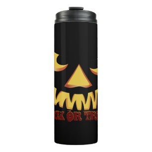 Pumpkin Face 2 Thermosbecher